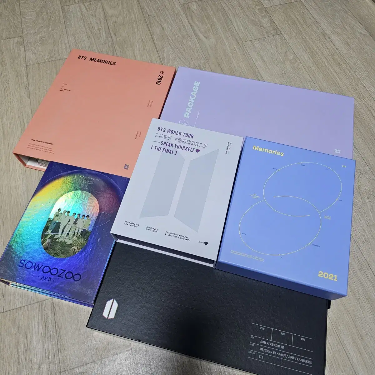 방탄 dvd 메모리즈 머스터 키트 윈터패키지 일괄